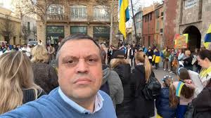 Gathering of French and Ukrainian Christians, in Perpignan in Southern  France, to pray for a true and lasting peace between the Ukrainian and  Russian peoples,