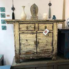 100 Year Old Restored Chinese Cabinet In Off White Colour From Gansu China C 1920 Chinesefurniture Homein Chinese Cabinet Chinese Furniture Off White Color
