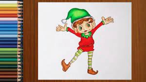 A solid drawing can stand on its own or be the foundation for a great painting. How To Draw Christmas Elf Step By Step With Pencil Elf Pencil Drawing Easy Christmas Drawings Youtube