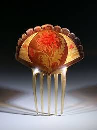 Peigne Art Nouveau Comb Art Nouveau Avec Images Peigne Peignes Cru Epingle Cheveux