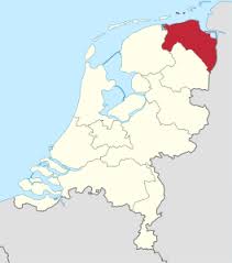Kaart Provincie Groningen In Nederland Nederland Holland Groningen