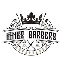 Barbershop logo design vintage lettering on dark vector. Barbershop Logo Logo Design Contest 99designs