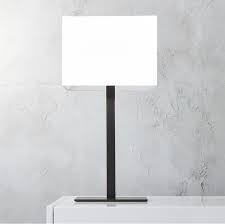 John Rectangular Table Lamp Reviews Cb2 Rectangular Table Lamp Black Table Lamps Table Lamp