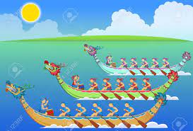 The dragon boat festival is a traditional holiday which occurs on the 5th day of the 5th month of the traditional chinese calendar. Chinese Dragon Boat Racing Festival Royalty Free Cliparts Vectors And Stock Illustration Image 41100384