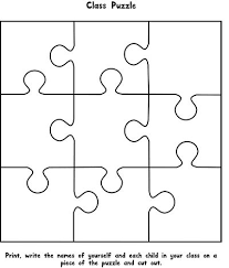 Black And White Puzzle Clipart Sunbeam Lesson 42 I Belong To The Church Of Jesus Christ Of Latter Day Saints Puzzle Activity Lat Sunbeam Lessons Lds Primary Lessons Puzzle Piece Template
