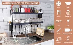 jasiway over the sink dish drying rack