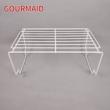 Kitchen cabinet & pantry organizers China Wholesale Kitchen Wire White Pantry Sliding Shelves Wire Stackable Cabinet Shelf Light Houseware Factory And Suppliers Light Houseware