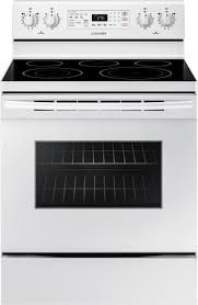 The average price for black electric ranges ranges from $400 to $2,000. Best Buy Samsung 5 9 Cu Ft Convection Freestanding Electric Range White Ne59m4320sw