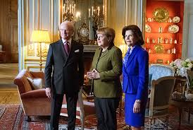 Barack obama and angela merkel share an intimate meal on president's farewell tour of europe. The King Holds An Audience With The Chancellor Of Germany Sveriges Kungahus