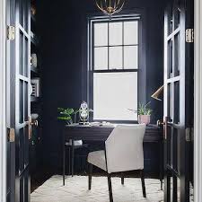 Black and white office furniture, accessories and lighting fixtures bring drama into interior design in neutral colors. Black And White Office Design Ideas