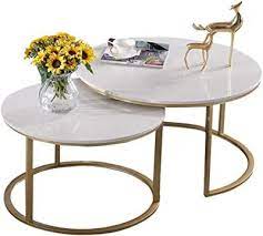 Muebles De Decoracion Del Hogar Mesa Redonda De Anidamiento Mesas De Centro Elegantes Apilable Round Coffee Table Sets Round Coffee Table Modern Coffee Table