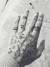250 Finger Tattoos 9 Is Best Small Tattoos For Guys Small Hand Tattoos Doodle Tattoos