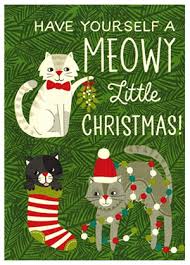 Christmas cards are becoming a lost tradition, but thanks to lang box christmas card sets, it's easier than ever to spread holiday cheer. Sets Of Christmas Cards For Cat Lovers Meow As Fluff