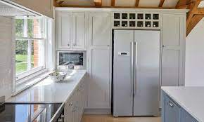 French provincial furniture is a touch more formal with added embellishments than french country style, and its history explains why. French Grey Shaker Kitchen Chidingfold Kitchens