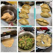 餃子 皮 杏仁粉150克洋車前粉50克蛋2顆鹽巴少許熱水200克做法1 粉 鹽巴放一起或均勻2 蛋打散3 把2放到1或均勻4 把熱 水分次放到3中 揉成團 放冷藏隔天取出擀皮餡料就各人隨自己喜好了