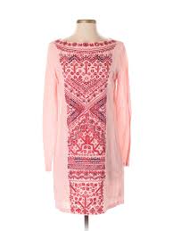 details about antik batik women pink casual dress s