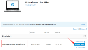لتعريف البلوتوث, تعريف شبكة الوايرلس, تعريف كارت الشاشة و تعريف كارت الصوت. All Hp 15 Drivers Download And Update For Windows Os Driver Talent