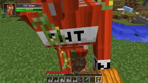 The diamond golem looks like an iron golem, but with colors of a diamond block. Minecraft Too Many Golems Tnt Golem Diamond Golem Emerald Golem More Mod Showcase Dailymotion Video