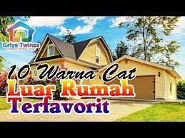 Rekomendasi warna cat tembok luar rumah 2021 terakhir yaitu turquoise. 10 Warna Cat Dinding Luar Rumah Yang Cerah Terfavorit Youtube