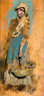 Grazie a dalbono entrò in contatto con la scuola di portici e. Francesco Paolomichetti Contadinella 1887 Mutualart