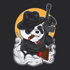 Here you'll find anything and everything related to pandas, obviously. Panda Mafia Panda Art Illustration Funny Animal Images Pug Tattoo