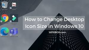 Since the introduction of windows 10 whenever the user changes the size of his / her desktop icons by clicking with the right mouse button on the the key named above only gets written to after a manual refresh of the desktop. How To Change Desktop Icon Size In Windows 10