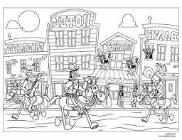 Wild West Coloring Pages