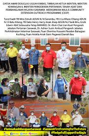 Sarawak disaster management committee chairman datuk amar douglas uggah embas said the decision was made today during a meeting held with authorities charge of health, immigration, tourism and foreign affairs among others. Sarawak First Media Facebook