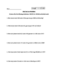 We did not find results for: Ideal Gas Law Practice Worksheet By Mj Teachers Pay Teachers
