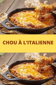 Chou A L Italienne Recettes De Cuisine Plat Sans Viande Cuisine