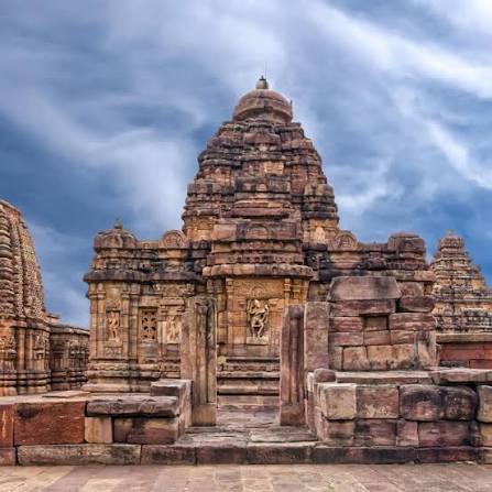 Ancient Treasures… Mallikarjuna Temple with Kasi Visveswara temple on the left and Virupaksha Temple on the right at Pattadakal. Pattadakal (ಪಟ್ಟದಕಲ್ಲು), a UNESCO World Heritage Site in Bagalakot district, north Karnataka, showcases