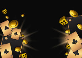 Golden Gold Coins Gaming Black Poker Background | PSD Free Download -  Pikbest