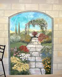 Grand Rapids Interior Designer Commercial Residential Garden Mural Garden Wall Art Mural Painting