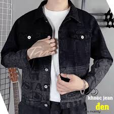 Áo khoác jean nam đen phong cách xưa và nay