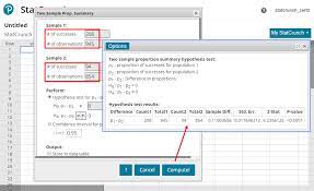 Conducting Hypothesis Tests For The Difference Between Two Proportions With Summary Data