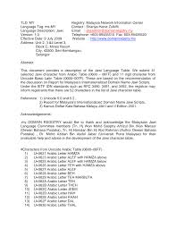 بهاس مليسيا‎) or malaysian malay (malay: Https Www Iana Org Domains Idn Tables Tables My Ms My 1 0 Pdf