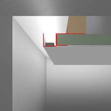 Image result for shadow gap skirting to flat profile architrave detail. Led Profilelement Dsl Profile Darklight Design Lighting Design Supply