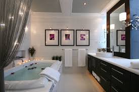 Drawing the eye away from the unsightly stuff in your bathroom, a carefully handpicked picture will help add that unique personality to a space. Modern Luxe Bathroom Contemporary Bathroom Charlotte By Stratton Design Group Houzz