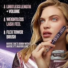 Amazon.com : Maybelline Lash Sensational Sky High Washable Mascara Makeup,  Volumizing, Lengthening, Defining, Curling, Multiplying, Buildable Formula,  Very Black, 1 Count : Beauty & Personal Care