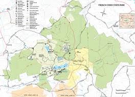 As its name implies, several species such as quail, pheasant, turkey and deer were raised on the area. French Creek State Park Pa Garmin Compatible Map Gpsfiledepot