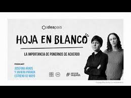 Javiera paz parada ortiz (10 de mayo de 1974) es una actriz y activista chilena. Hoja En Blanco Josefina Araos Y Javiera Parada Y La Importancia De Ponernos De Acuerdo Youtube