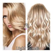 Indian remy human hair, hand drawn and double wefted. Light Blonde Hair Color Shopee Philippines