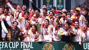 The final took place at parken stadium in copenhagen and was won by galatasaray, who defeated arsenal in the final. 1999 2000 Turkei Stolz Auf Galatasaray Uefa Europa League Uefa Com