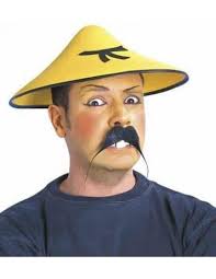 Chapeau chinois jaune
