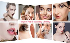 Amazon.com: Flymiro Tri-fold Lighted Vanity Makeup Mirror with 3x/2x  Magnification,21 LEDs Light and Touch Screen,180 Degree Free Rotation  Countertop Cosmetic Mirror,Travel (Rose Gold) : Beauty & Personal Care