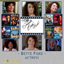 Bette Ford autograph collection entry at StarTiger