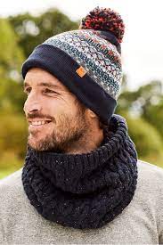 Pin By Richard Beck On Mens Style Snood Mens Bobble Hats Fair Isle Hat Pattern