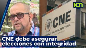 “CNE tiene la obligación de garantizar la integridad electoral”, señala  Dennis Gómez