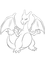 Coloring may seem like all fun and games, but the truth is that coloring drawings offer many benefits for the healthy development of children. Charizard No 06 Pokemon Generation I All Pokemon Coloring Pages Pokemon Coloring Page Charizard Coloring Pages Pikachu Coloring Page