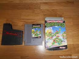 Start a new game, get the key to the garden gate, go outside and find the shuriken weapon. Juego Nintendo Nes Turtles Tortugas Ninja C Verkauft Durch Direktverkauf 86346940